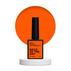 NAILSOFTHEDAY Let's special Pantone 2025/02 - neonowy pomarańczowy lakier hybrydowy, 10 ml
